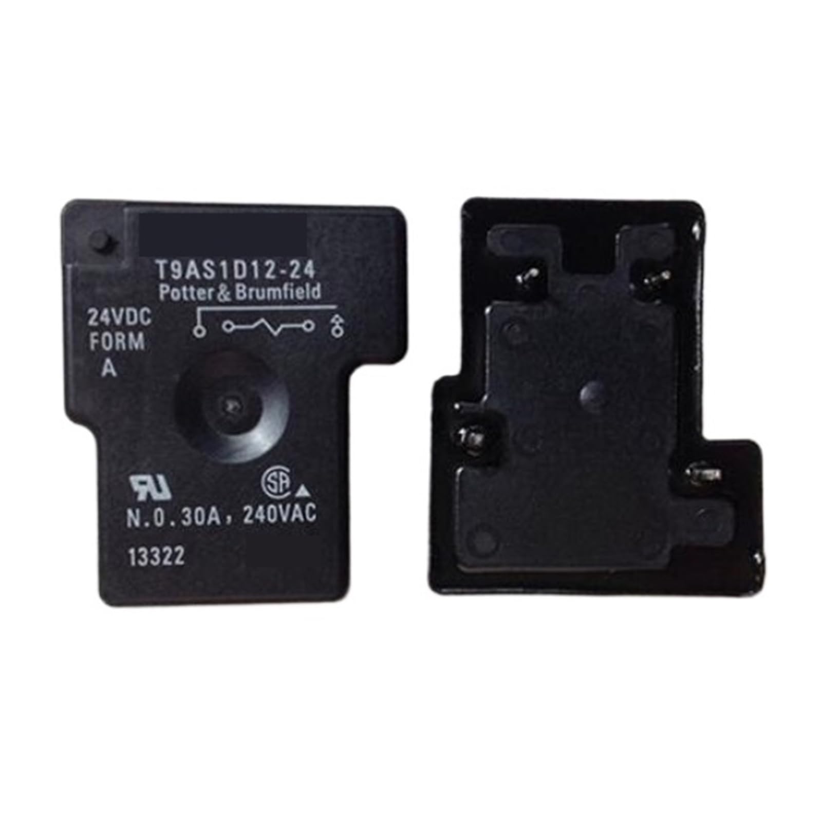 Relé de 24 V T9AS1D12-24 de alta capacidad 30 A 240 VCA con estructura de 4 terminales