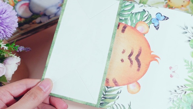 48 Pcs Safari Jungle Goodie Bags - Watercolor Animal Party Favor Bags With Handles