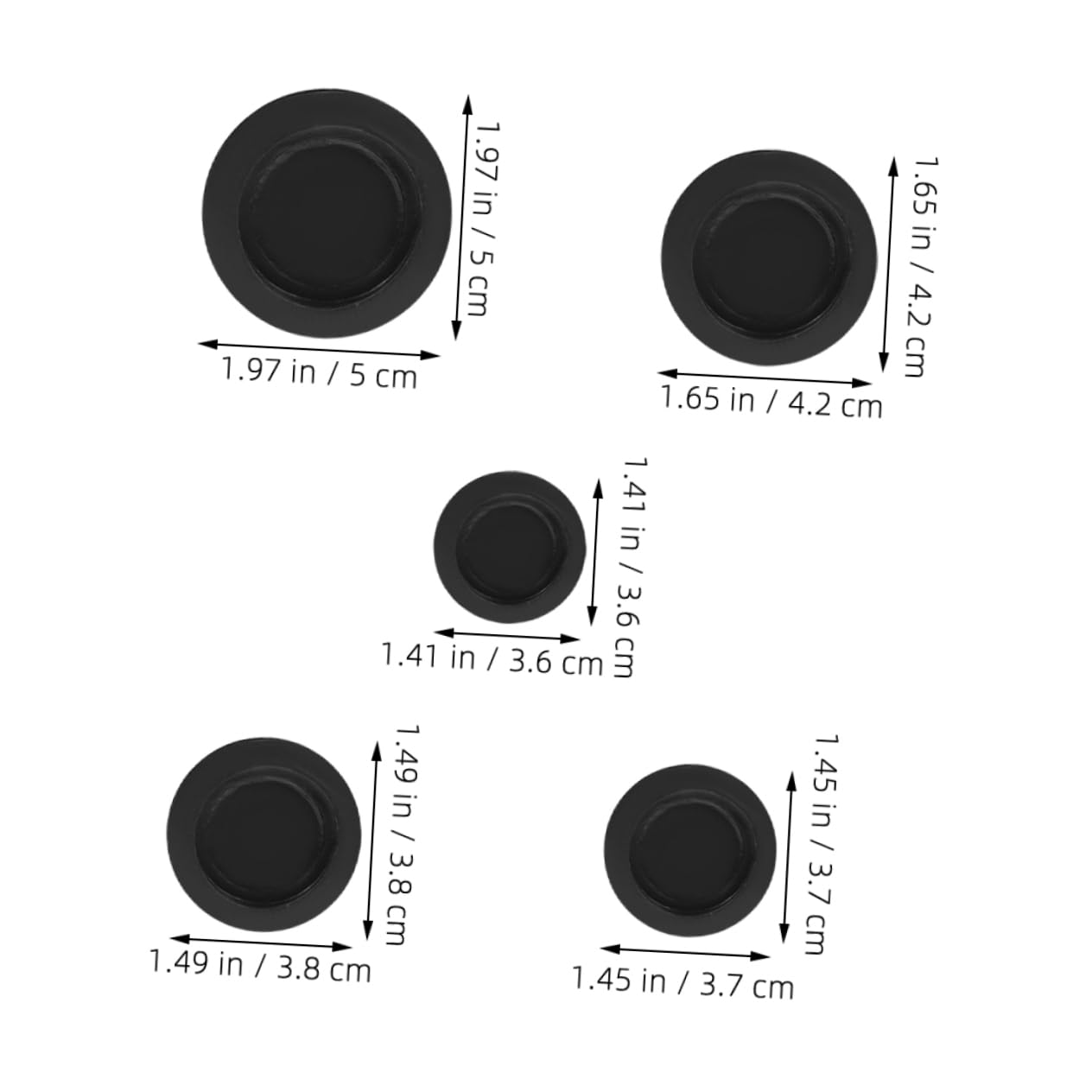 ERINGOGO 10Pcs Piggy Bank Stoppers Replacement Secure Fit Rubber Plugs for Money Saving Box Compatible with Black White Colors