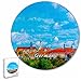Germania Rothenburg Puzzle 195 pezzi animali di forma rotonda in legno per bambini puzzle per adulti souvenir regalo 16,5 × 16,5 pollici