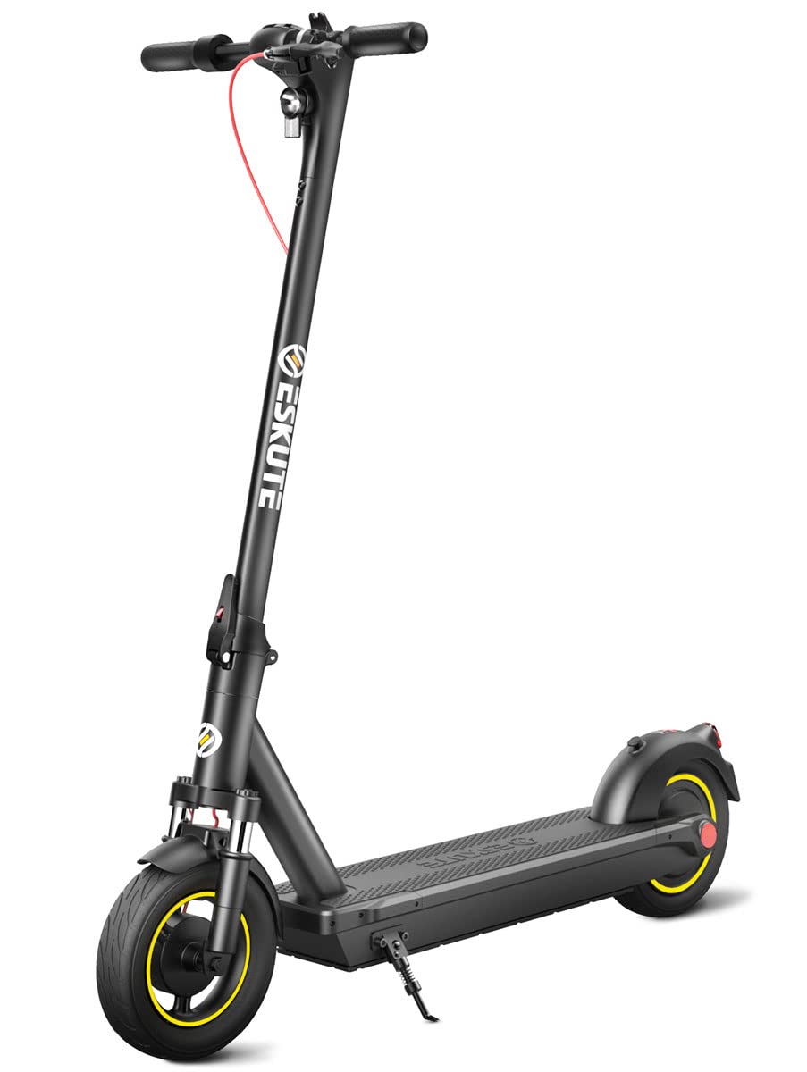 ESKUTE ES MAX Electric Scooter Adults, 30 Miles Long Range Battery, 450W Powerful Motor, Up to 18.6 MPH, 10" Pneumatic Tires, Electric Kick Scooter for Adults