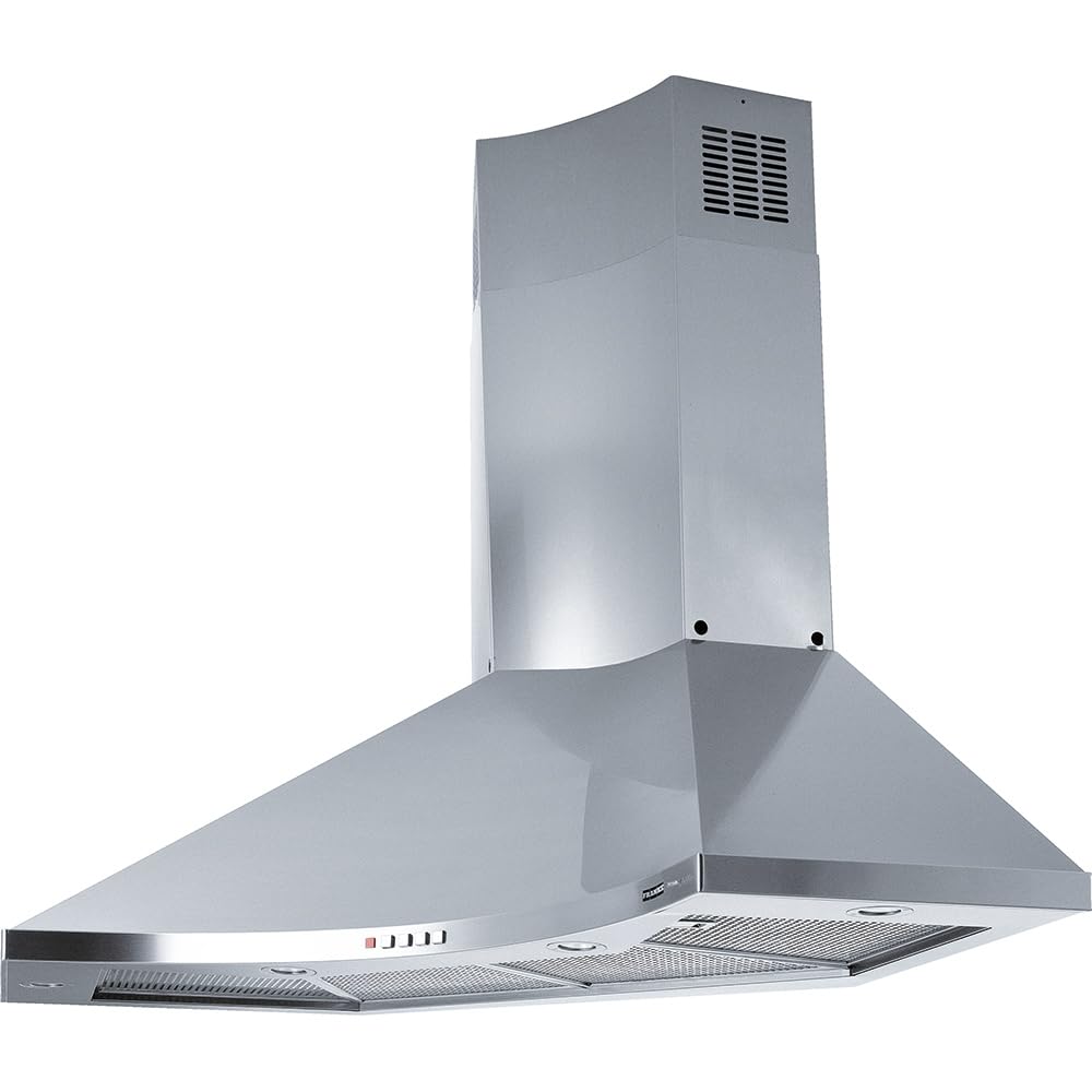 Franke - Campana de esquina FDPA 904 XS LED acabado acero inoxidable satinado de 90x90 cm.