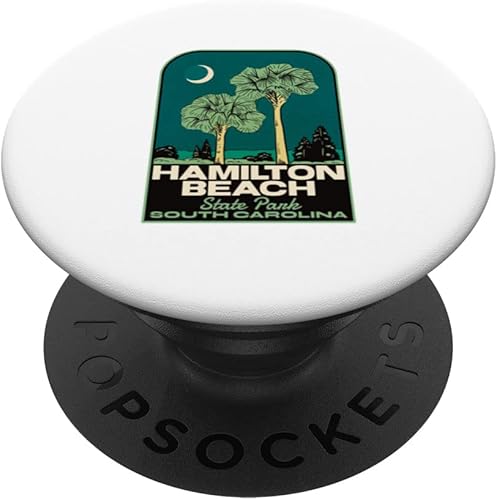Hamilton Beach State Park SC Vintage Travel PopSockets Swappable PopGrip