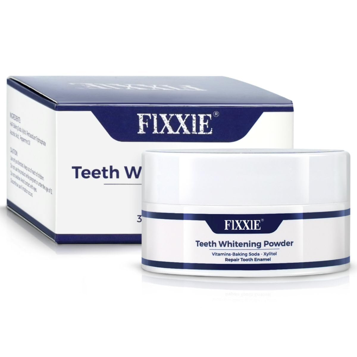 Teeth Whitening Powder Dentist-Approved Enamel-Safe 6 Month Teeth Whitener Supply Tea Coffee Wine Smoking Yellow Teeth Stain Remover