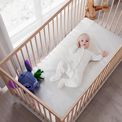 Protector de colchón impermeable para cuna de 28x52 pulgadas con cremallera pack de 2 7