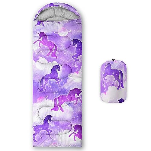 HOSIMA Bolso de Dormir Boho Mariposa para Adultos y Niños para Clima Frío y Cálido, Bolsa de Dormir Momia Compacta y Ultra Ligera para Camping y Senderismo miniatura 1