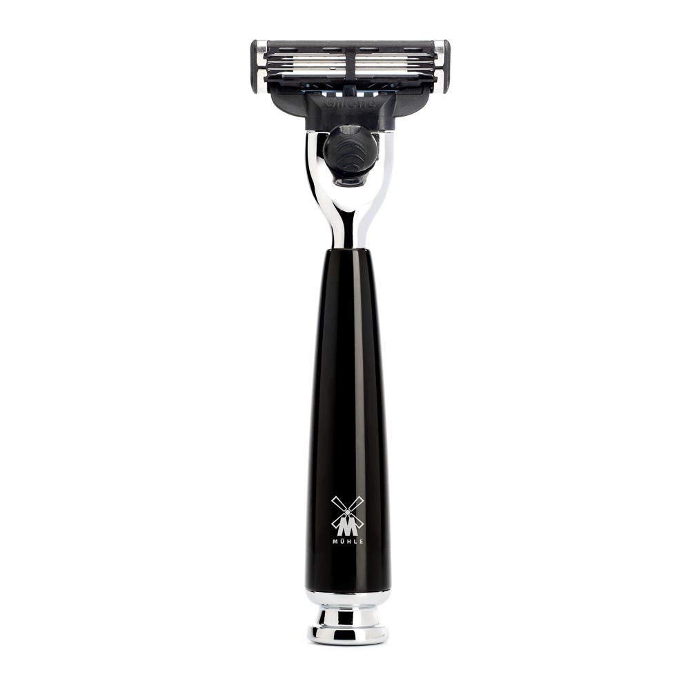 Maquinilla de Afeitar Mühle Cabezal Gillette® Mach3 Negra