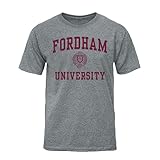 Barnesmith Fordham University Rams Short-Sleeve T-Shirt, Heritage, Charcoal Grey, Medium