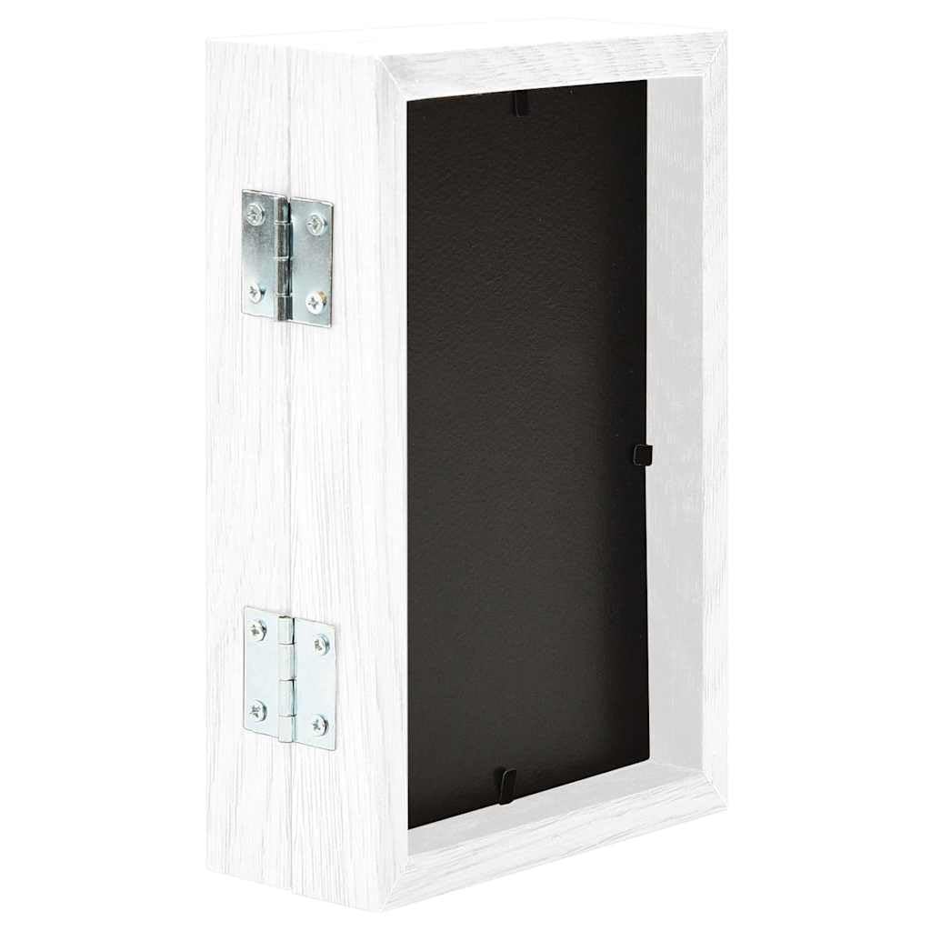 Cornice portafoto pieghevole, 2 x 21 x 29,7 cm, in MDF, bianco