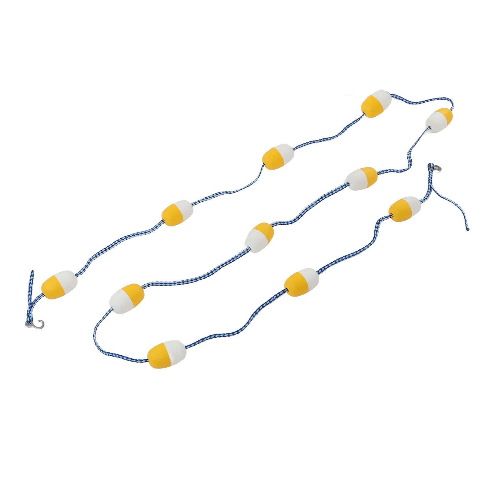 Brrnoo Ligne de Flottaison 5M 7CM PVC Réutilisation Corde de Séparation de sécurité de Piscine pour Piscine Intérieure, Voies de Séparation de Piscine, Corde de sécurité de Piscine