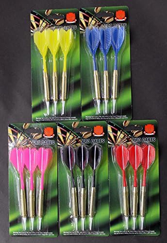 Amazon ダーツ ハウスダーツスペア ブラック ピンク ブルー イエロー レッド 15本セット 五色の秘術 ソフトダーツ Pro Darts仕様 ダーツ矢 通販 Amazon ダーツ ハウスダーツスペア ブラック ピンク ブルー イエロー レッド 15本セット 五色の秘術 ソフトダーツ Pro Darts仕様 ダーツ矢 通販