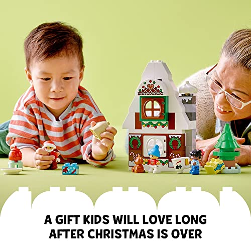 Lego 6379273 Duplo Santa'S Gingerbread House Building Set, Christmas Toy For 2 Year Old Boys And Girls, Includes Santa Claus Figure, Stocking Filler Idea, Great Gift For Toddlers thumb #6