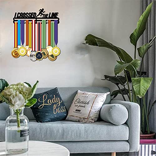 yaunli Medaille display stand Creatieve medaille Display Houder Medaille Hanger voor Running Sport Medaille hanger (Kleur: Zwart, Maat: Een maat) - Image 3
