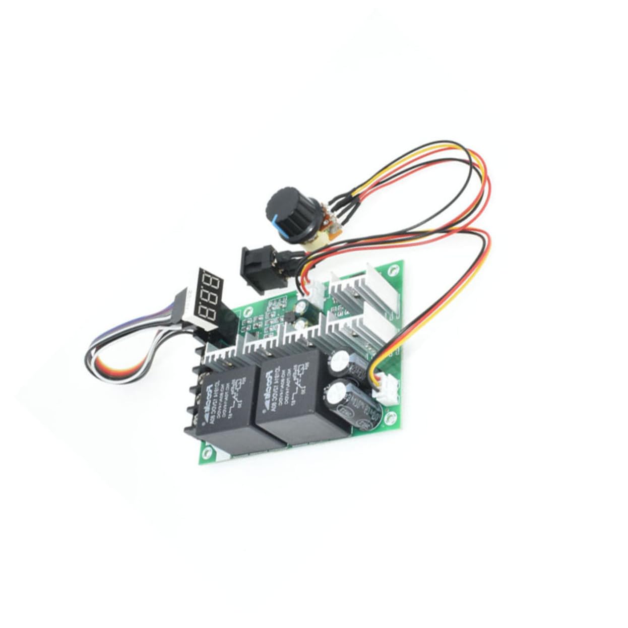 Controlador Pwm para Motor Dc Ajustable Reversible con Alta Eficiencia Ruido Regulador de Velocidad para Motores Pequeños Industriales