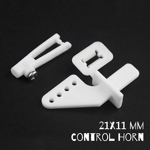 Miniatura 2 de WMYCONGCONG 15 bocinas de control de nailon de 0.827 x 0.433 in + tapón de enlace de conector de varilla de empuje de 0.051 in + 0.047 x 8.268 in,