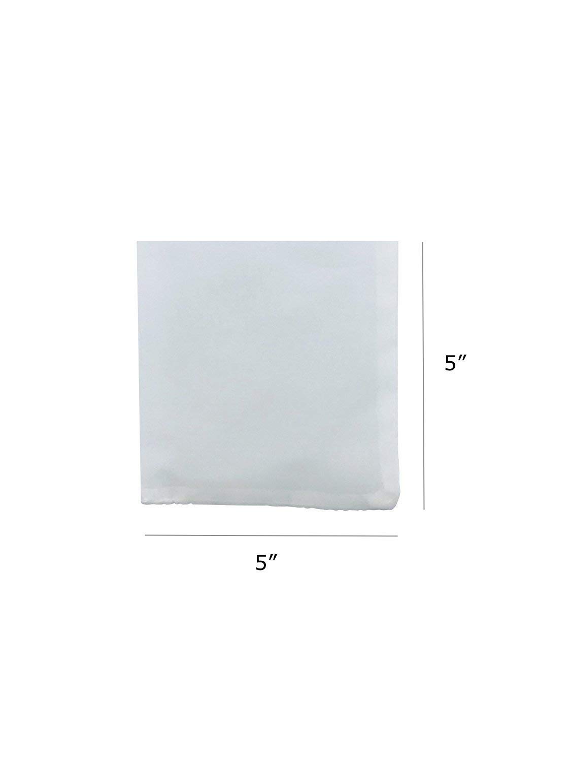 50 Mikron | Premium Nylon Teefilter Press-Siebbeutel | 12,7 x 12,7 cm | 25 Stück | Alle Mikrometer und Größen erhältlich