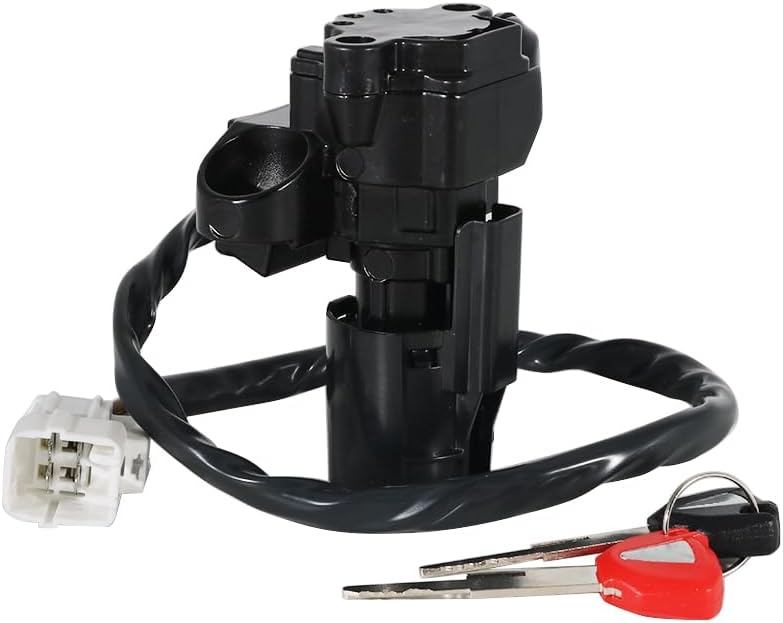 Ignition Switch and Ignition Key Motorcycle Ignition Switch for Kawasaki 27005-0556 27005-0568 27005-0621for Kawasaki ZX1000 Ninja 1000/ZX10R,ZX1000 Z1000SX,ZX636 Ninja ZX6R,ZX1400 Ninja ZX14R