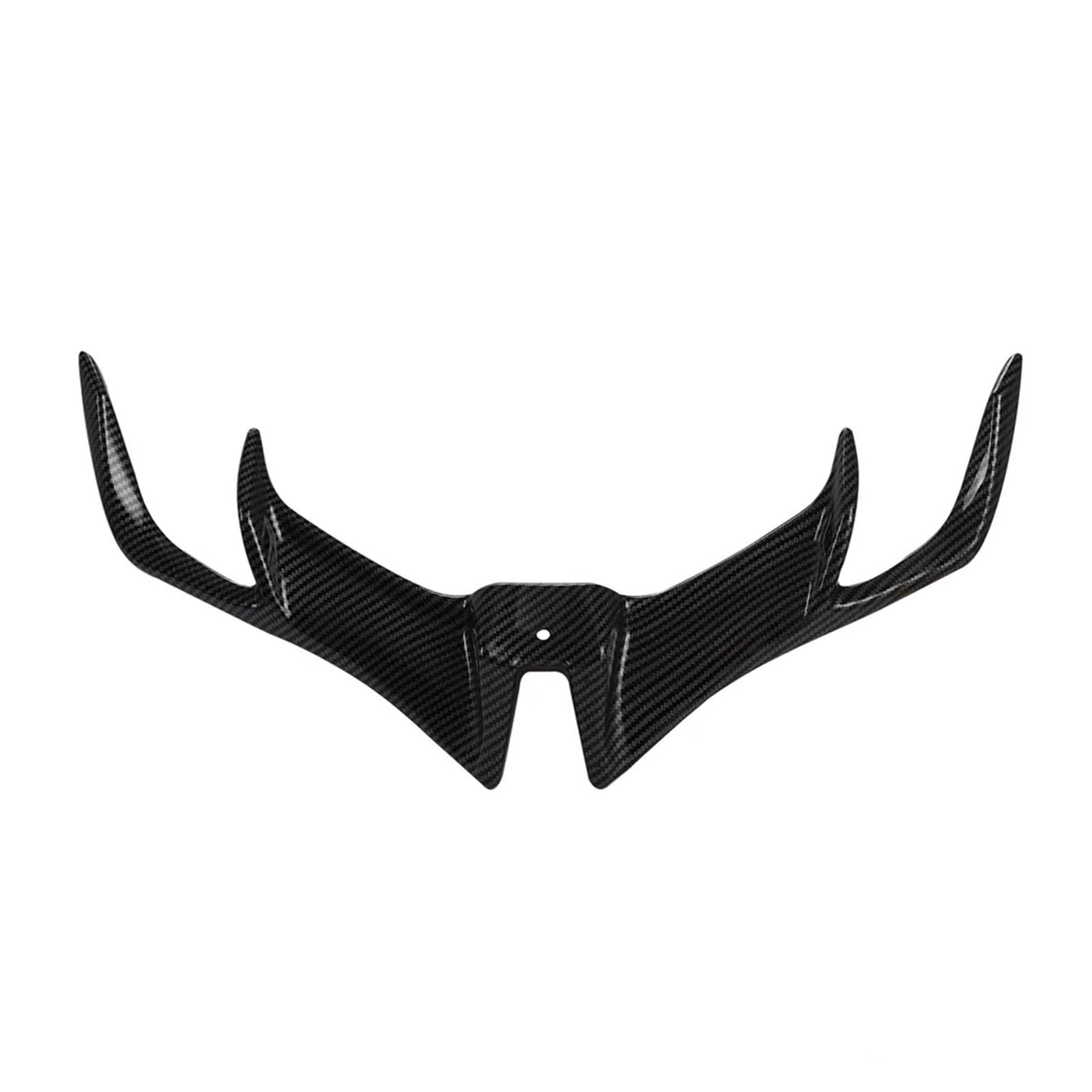 Spoiler For BAJAJ For Pulsar For RS 200 For RS200 ABS Front Fairing Winglets Aerodynamic Protection Guard Cover Motorcycle Accessories Parts Deflector(Carbon Fiber)