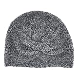 Turbante de punto para mujer en Lana Mohair con Lentejuelas