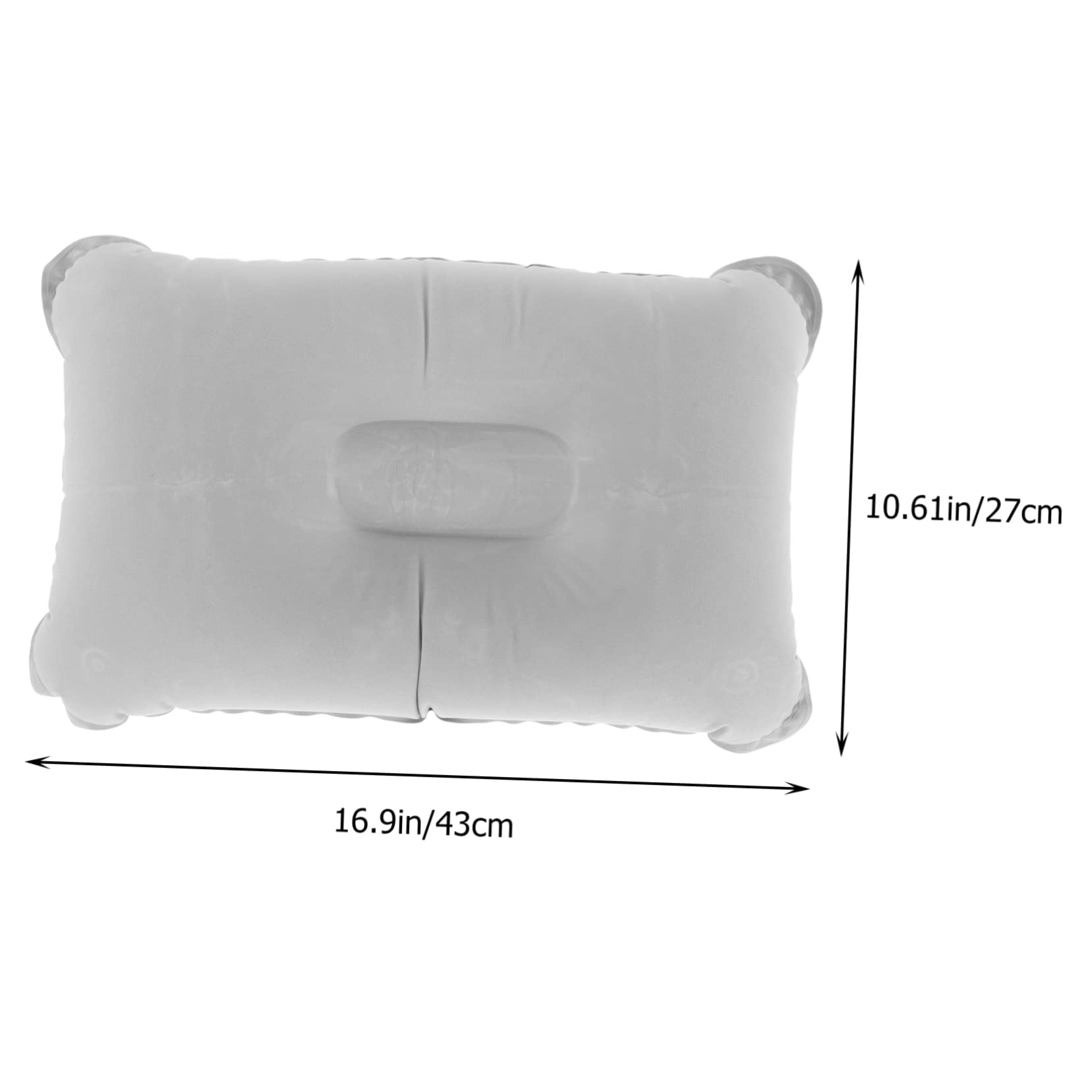 POPETPOP 3Pcs Inflatable Camping Travel Pillow Ergonomic Design for Supports Head Neck Durable Lightweight for Camping Hiking and Travel