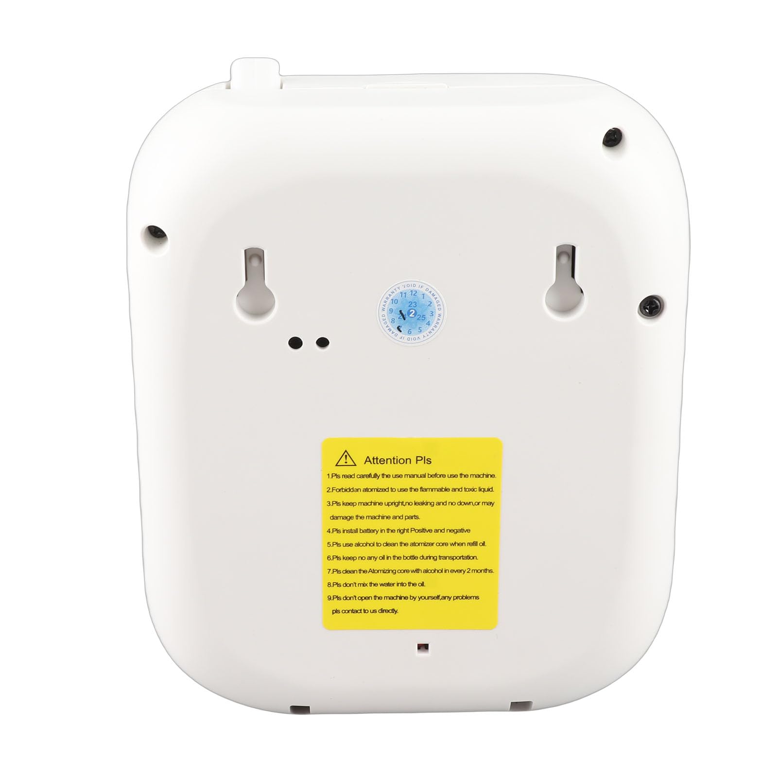 Mini Difusor de Fragancia de Ventilador, Difusor Inteligente de Aromaterapia, Tecnología de Aire Frío, de Aceite Esencial sin Agua, de Hotel (White)