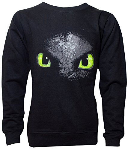 Dragons - Sweat-Shirt - Col Rond - Garçon Noir Noir - Noir -