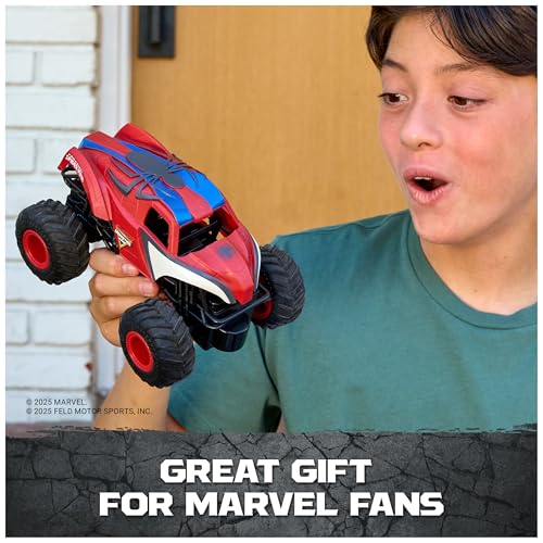 Image of Monster Jam Marvel Spider-Man RC Monster Truck 1:24 Scale Vehicle