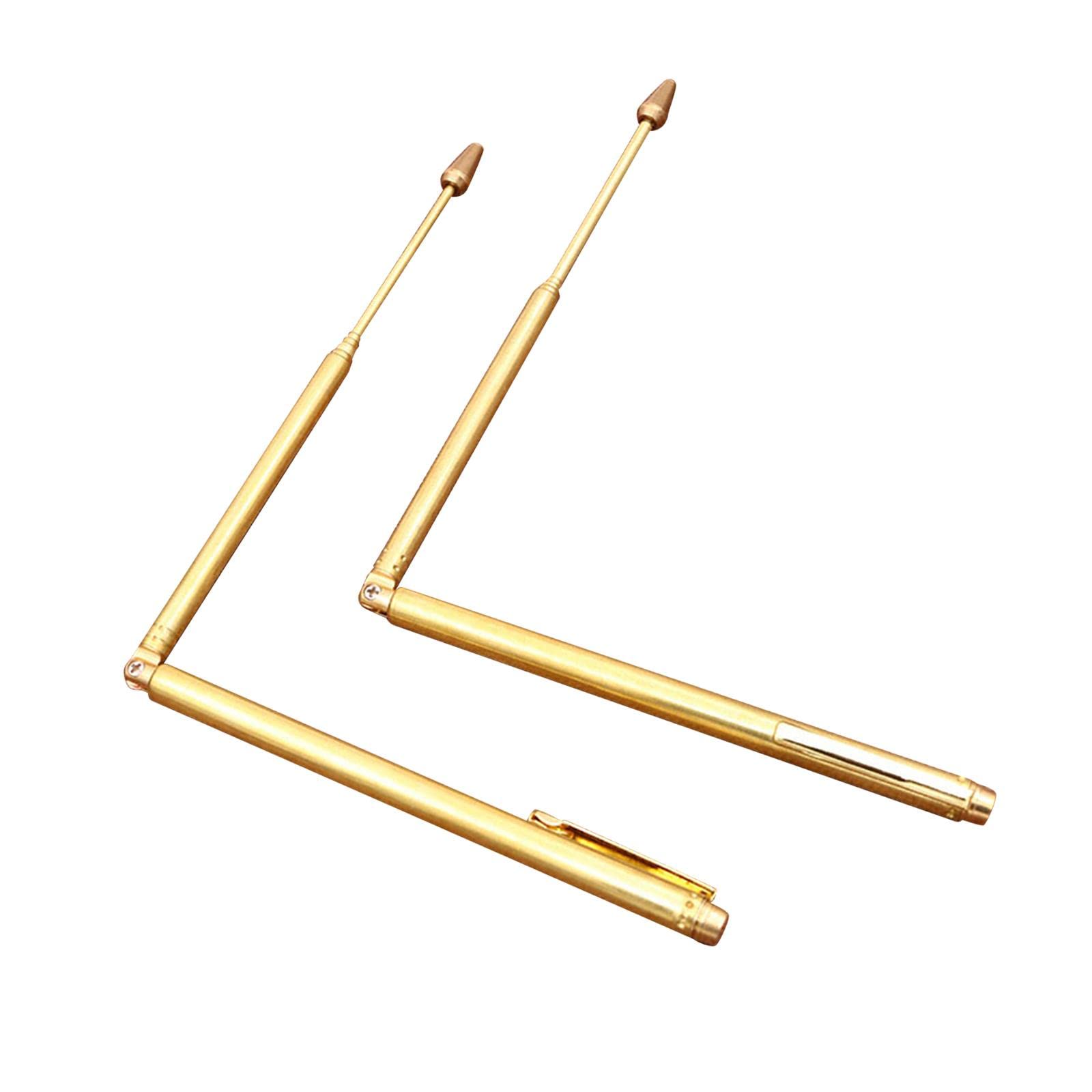 UJEAVETTE Dowsing Rod Copper Flexible detections Rod for Paranormal Outdoor 1 Pair-picture-25