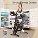Bluearth Hometrainer Fahrrad, leise Magnetischem Widerstand, max. 150KG,Indoor Spinning Bike für Cardio-Training zu Hause，verstellbarer Widerstand & Smart-App mit Immersivem Erlebnis und Live-Kursen