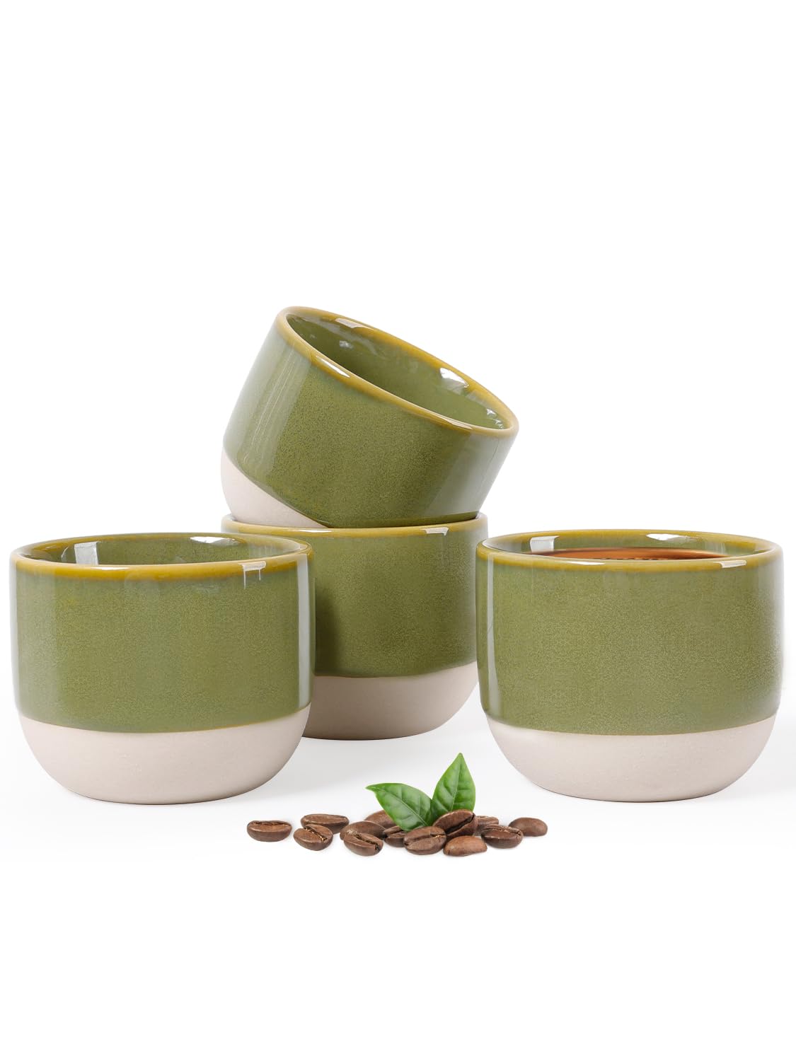 Tasse expresso verte 120ml pour sublimer vos pauses café matinales