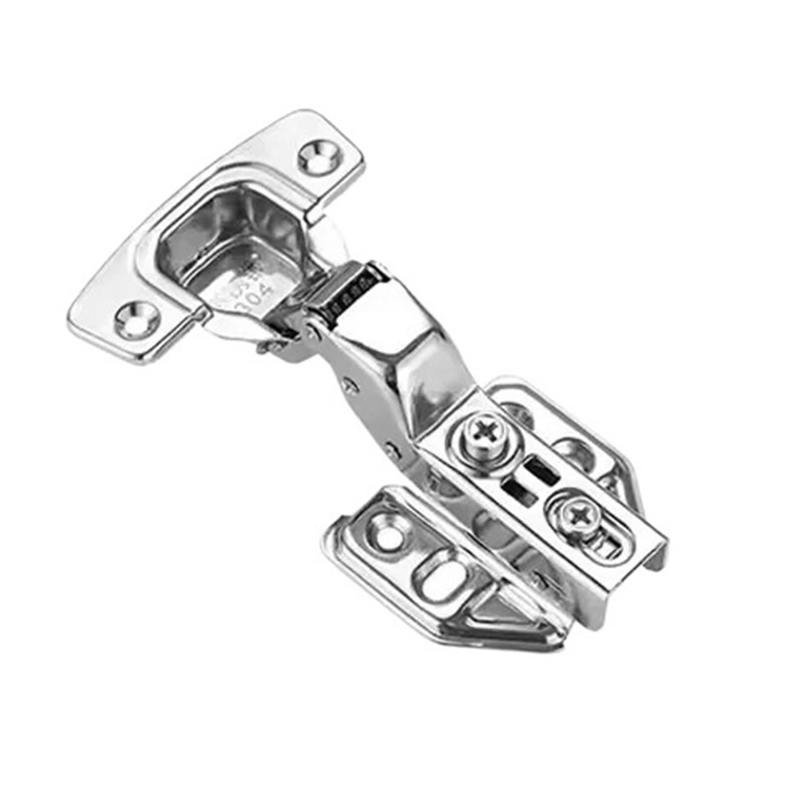Kdhcvkz 1Pcs 1/2Pcs Cabinet Hinges Polished Stainless Steel Door Hinges(1Pcs)