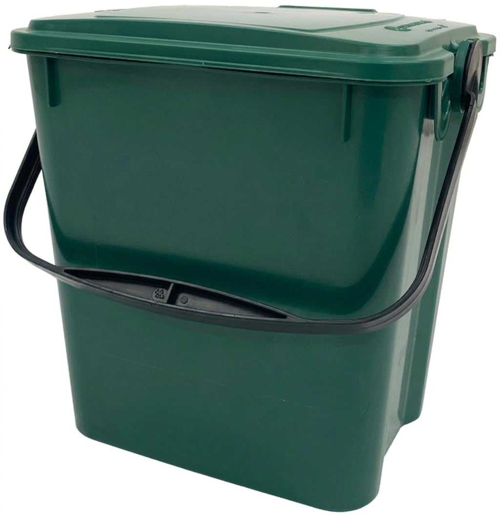 Kitchen Food Waste Compost Caddy Bin, indoor food waste bin (10L)