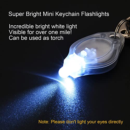 Led Keychain Mini Flashlight Ultra Bright Led Key-Chain Torch With Hook, Batteries Included?Set 2, 21 Pieces? #TOP3
