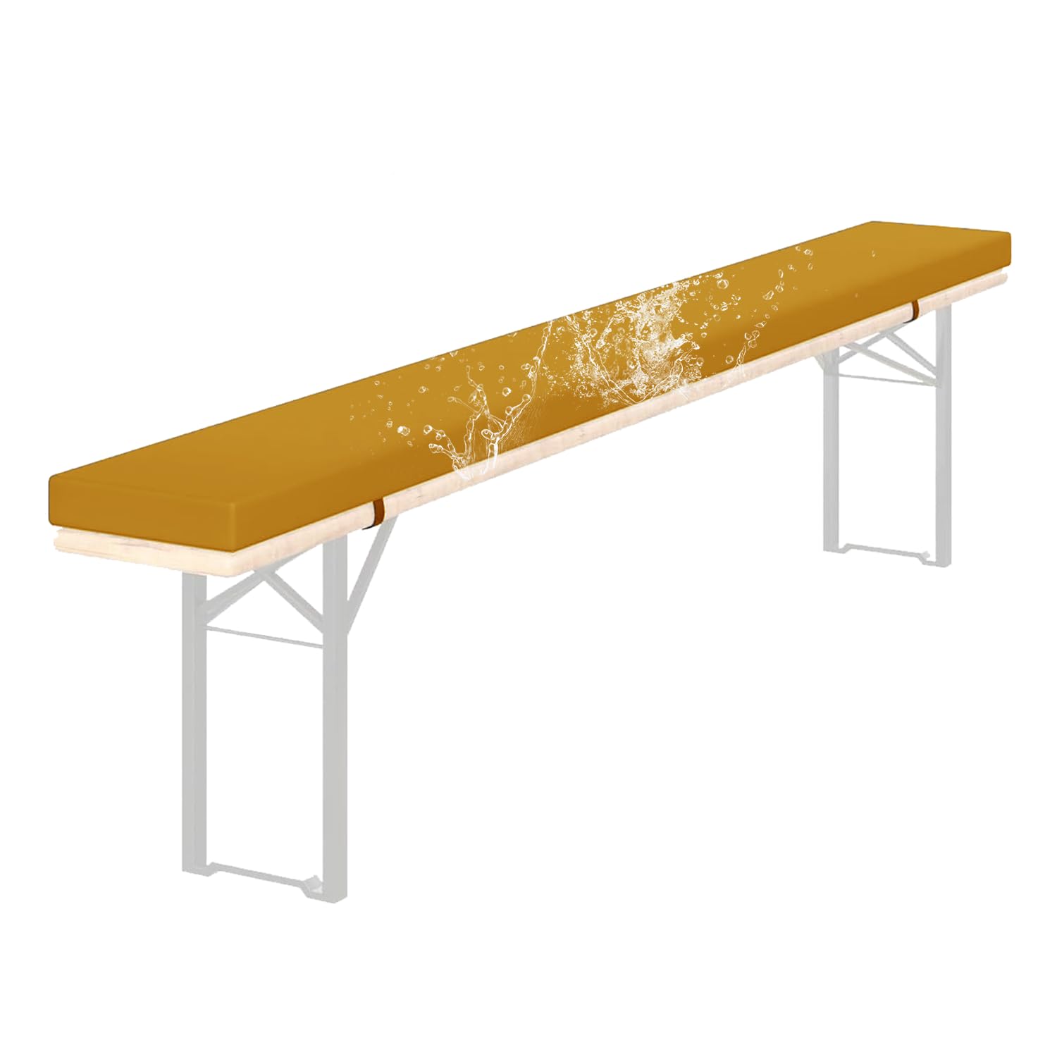 Coussin de banc de jardin 2-3 places extérieur 120cm confortable