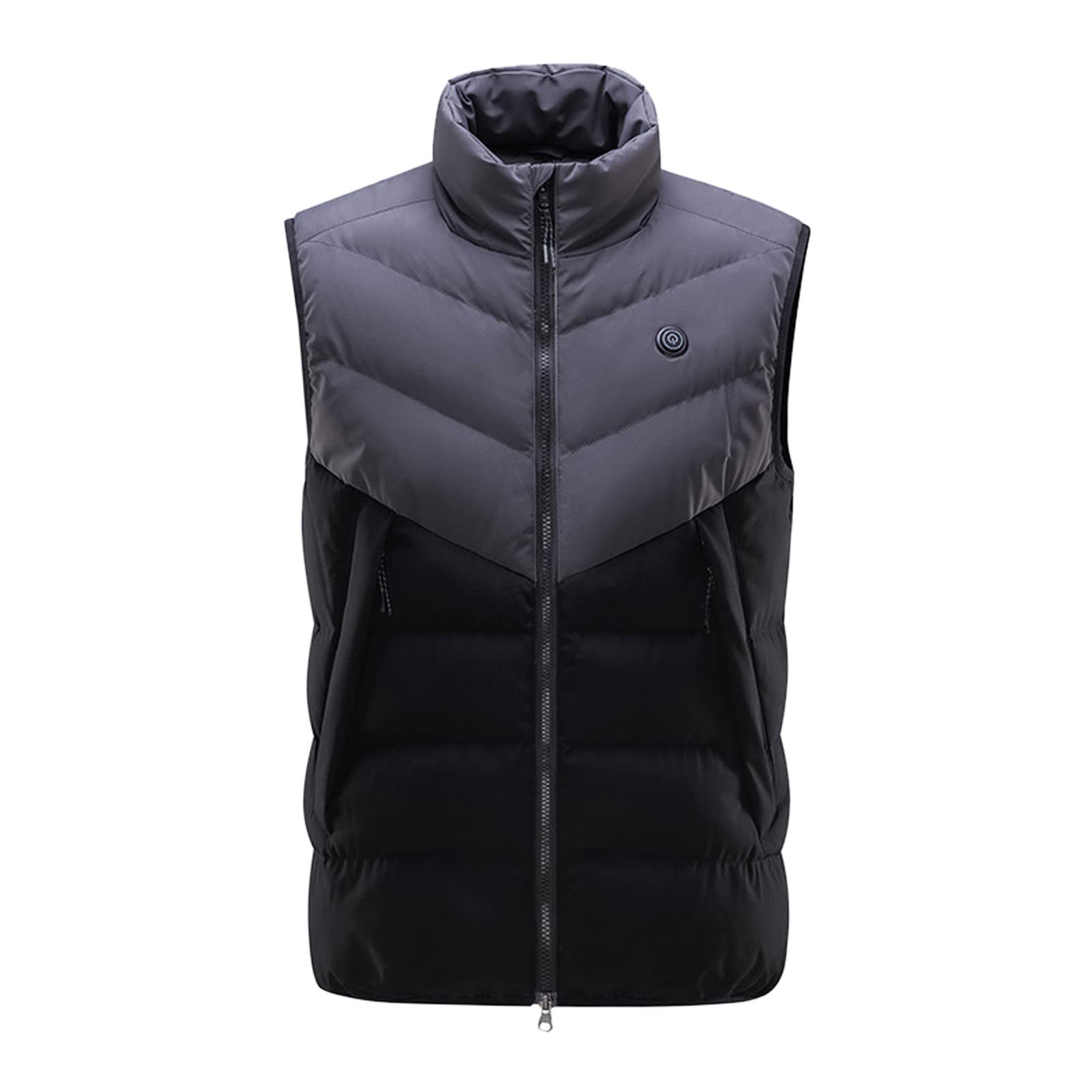 Gilet Riscaldato Uomo Giacca Riscaldato Con 9 Zone Riscaldamento 3 Temperatura Regolabile Giubbino Riscaldante Intelligente Invernale Gilet Termico Giubbotto Piumino Per Caccia Moto Sci E Campeggio