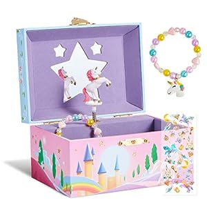 Joyin Einhorn Schmuckkästchen U9-PVEZ 3er-Set