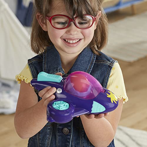 Spidey and His Amazing Friends Web-Spinners Ghost-Spider with Glide Spinner, Car Playset with Vehicle, 4-Inch Scale Marvel Action Figure and Accessory, Toy Cars for Kids 3 and Up - image 7