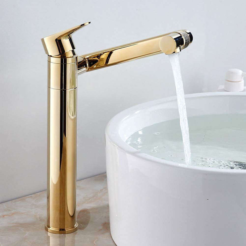 Robinet eau chaude et froide lavabo cuivre noir A2 contre les variations de température
