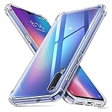 deconext Funda Mi 9,MI 9 Carcasa Plustectora Delgada y Transparente con Refuerzo en Las Esquinas Parachoques y Resistente a Arañazos TPU Flexible para Xiaomi Mi 9(2019) 6,39" Claro