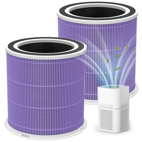 Filtre compatible AIRJOWSET AP304 contre les allergies aux poils de chiens et chats, lot de 2