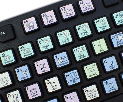 Miniatura 4 de Adobe Lightroom Galaxy Series - Etiquetas para teclado (12 x 12 pulgadas)