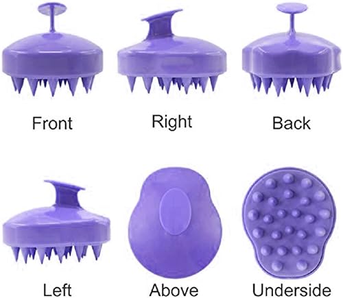 Miniatura 9 de Cepillo De Champú Masajeador De Cuero Cabelludo, Cuidado Del Cuero Cabelludo Cepillo De Lavado De Cabello Peine De