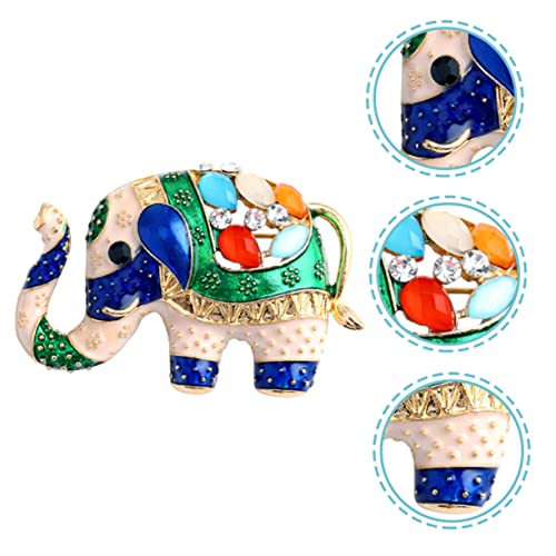 Broche de elefante LIFKOME de aleación para ropa y solapa de mujer 7