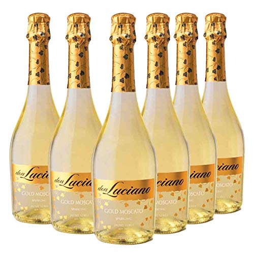 Don Luciano Gold Moscato Vino Espumoso - 6 x 750 ml - Total: 4500 ml
