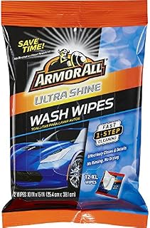 Armor All 18240-6PK Car Wash Wipes 12 Count Cleaning for Cars & Truck