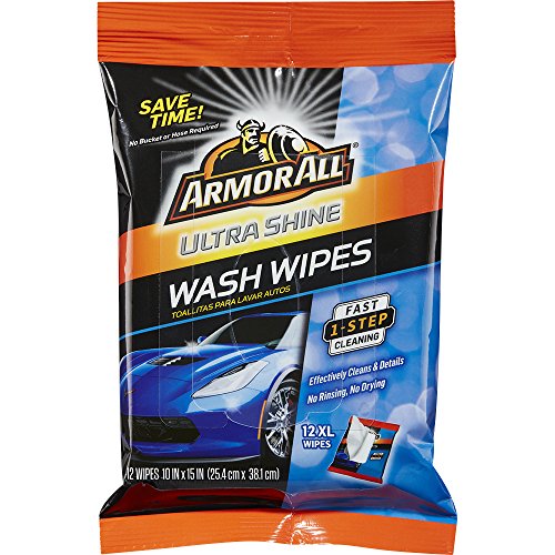 Armor All 18240-6PK Car Wash Wipes 12 Count Cleaning for Cars & Truck
