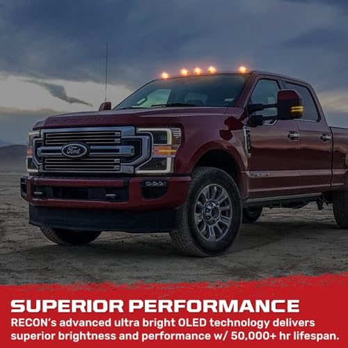 Juego de 5 luces LED para techo Super Duty 2017-2022 miniatura 5