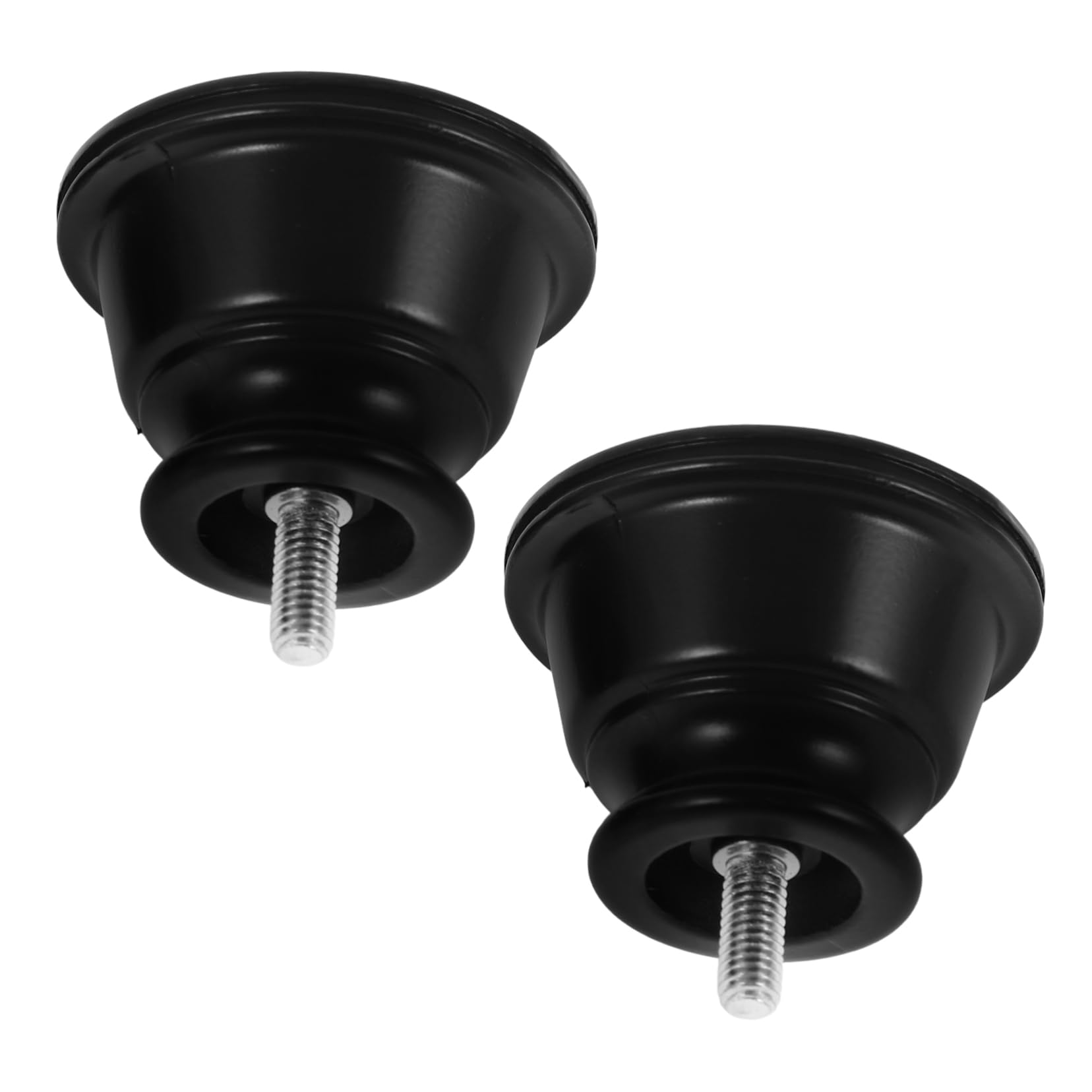 Lot de 10 embouts fins pour tringle à rideaux - Accessoires de décoration d'intérieur élégants - Facile à installer - Design moderne