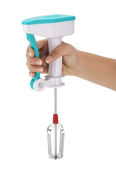 R S SALES Milk Lassi Maker Hand Press Blender Mixer Egg Beater Lassi Butter Handle Coffee Milk Egg Beater Mixer Shaker(Colour Assorted)
