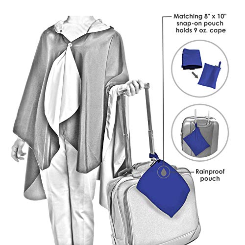 Raincaper Van Gogh Irises Womens Rain Cape Poncho With Hood Reversible #TOP5